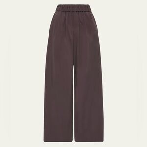 St. Agni Chocolate Wide Leg Pants